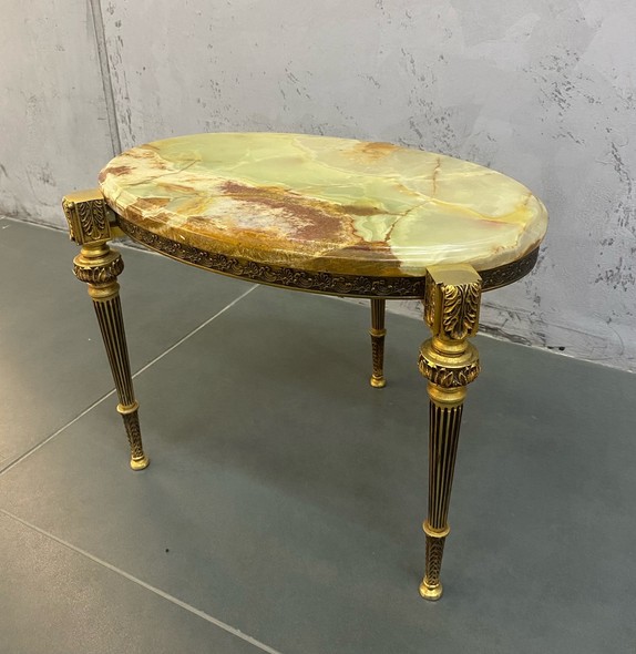 Antique oval table, Louis XVI