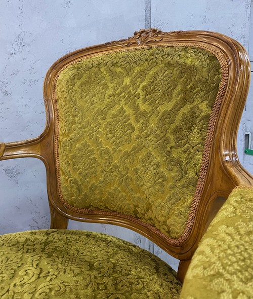 Vintage pair of armchairs, Louis XV