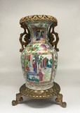 Oriental style antique vase