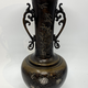 Antique paired vases "Flowers and birds"