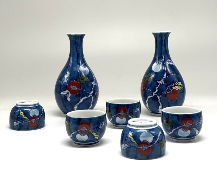 Vintage sake set