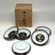 Vintage set of five plates