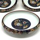 Vintage set of five plates