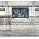 Etching showing a Paris metro station