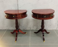 Antique paired bedside tables