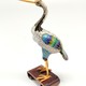 Vintage cloisonné "Heron" figurine