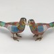 Vintage cloisonné figurines, China