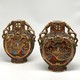 Antique paired Bodhisattva Vases