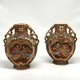 Antique paired Bodhisattva Vases