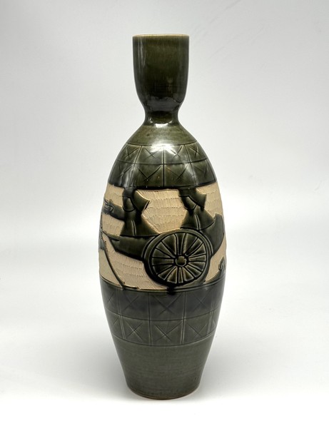 Винтажная ваза «Колесница»