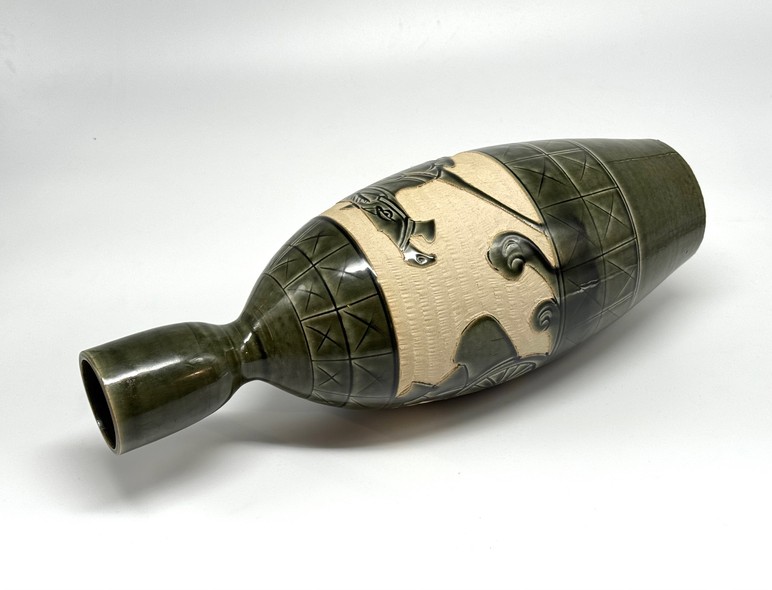 Винтажная ваза «Колесница»