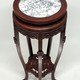 Vintage pedestal console