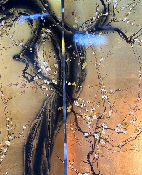 Винтажная ширма