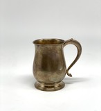 Antique silver mug