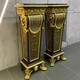 Antique paired pedestals