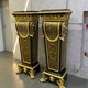 Antique paired pedestals