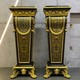 Antique paired pedestals