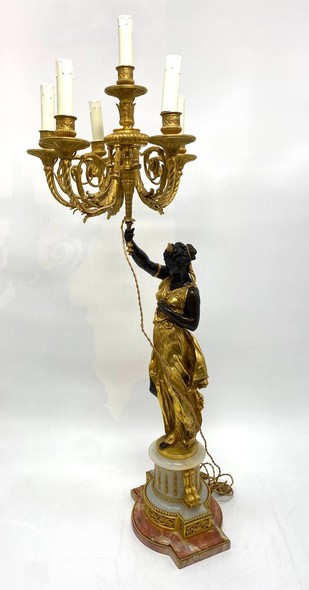 Large antique candelabra