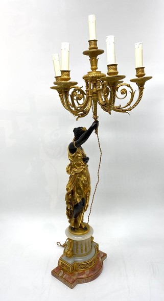 Large antique candelabra