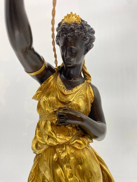 Large antique candelabra