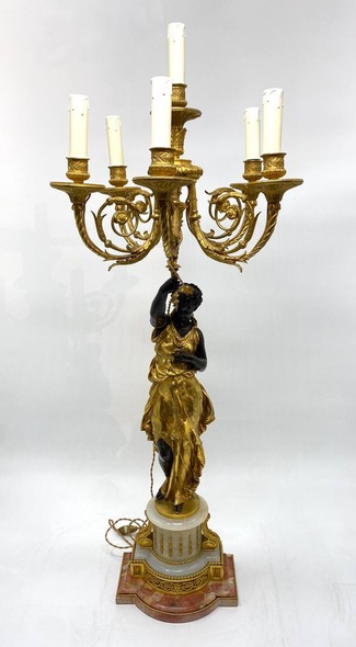 Large antique candelabra