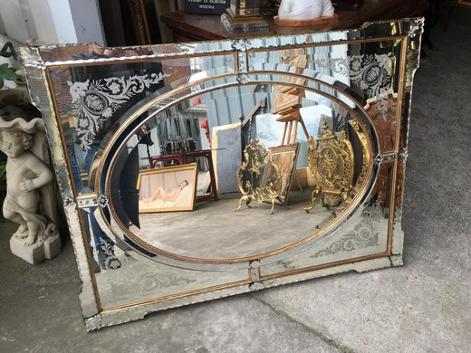 винтажное венецианское зеркало, 19 век