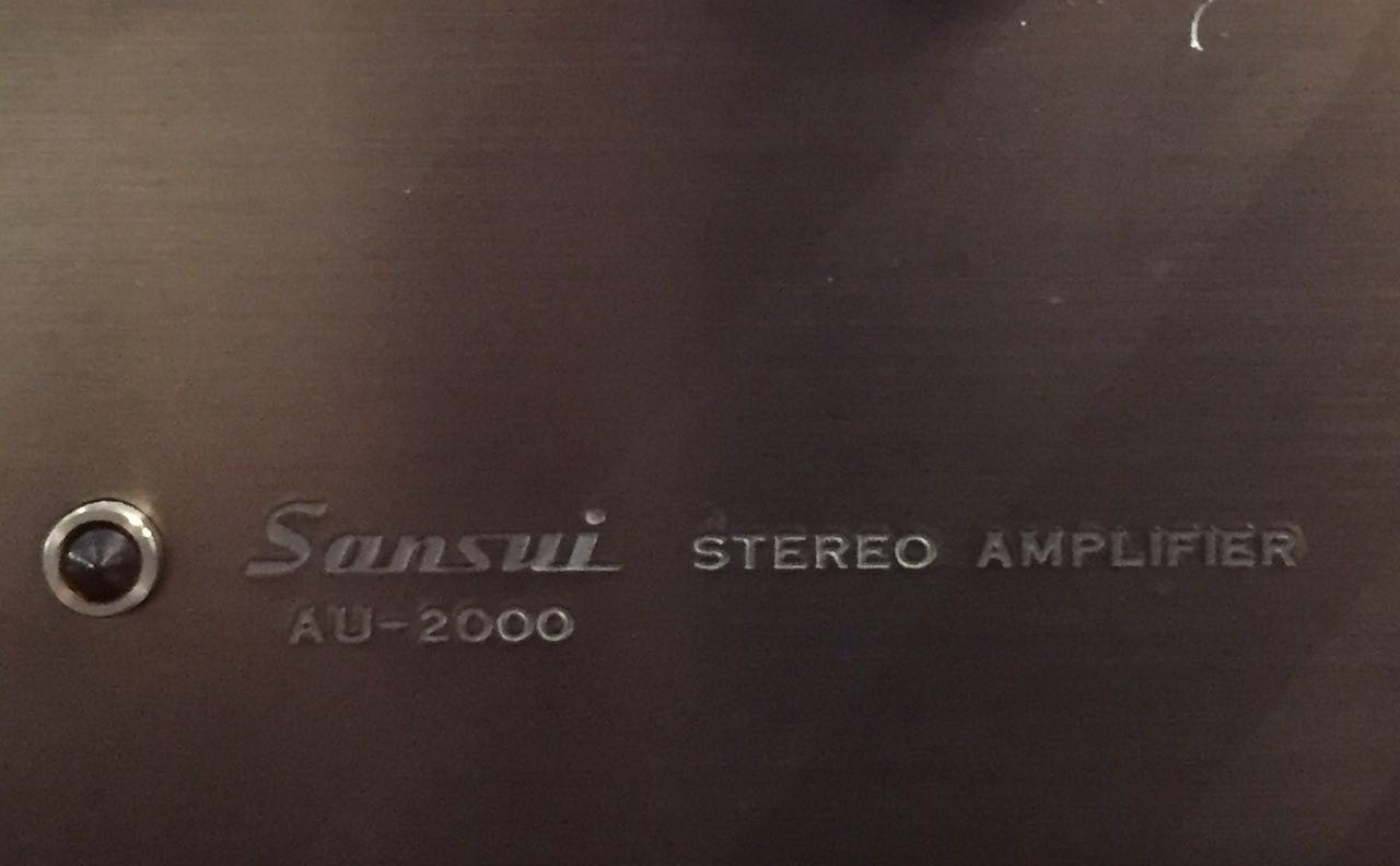 Винтажный усилитель «Sansui»