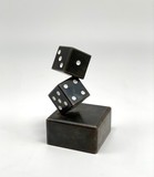 Vintage paperweight "Dice"