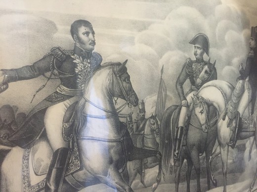 пара гравюр на тему война, начало 19 века