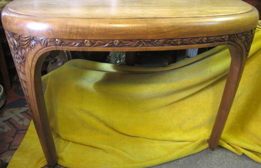 старинная мебель - стол из ореха в стиле ар деко, 20 век