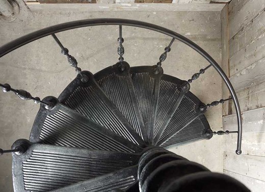 antique winding stairs