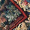 Antique wool tapestry aubusson